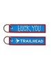 Брелок Trailhead FuckYou Синий