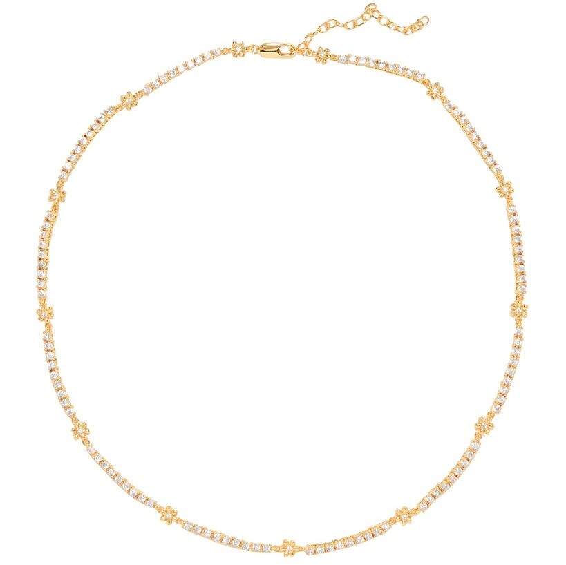 LUV AJ Колье Daisy Ballier Chain Necklace – Gold цена и фото