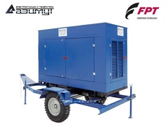 Дизельный генератор Азимут ЭД-36-Т400-2РПМ20 FTP-Iveco на шасси в капоте с автозапуском