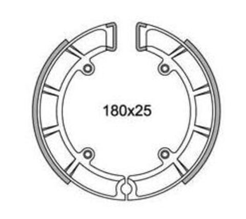 FSB955 Тормозные колодки барабанные MOTO, коробка 2 шт