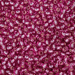 Японский бисер TOHO Round 11/0 (№2218), с внутренним серебрением, прозрачный