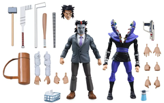 Фигурка NECA Teenage Mutant Ninja Turtles: Business Suit Casey Jones vs Foot Soldier (Split) (2 Pack) (Бамп)