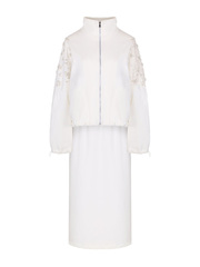 Костюм DROPS с юбкой, белый