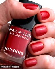 RELOUIS Лак для ногтей Red Collection №02 классический алый
