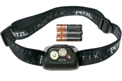 Картинка фонарь налобный Petzl Actik Черный - 7