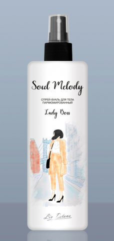 Liv-delano Soul Melody Спрей-вуаль парфюмированный Lady Boss 200мл