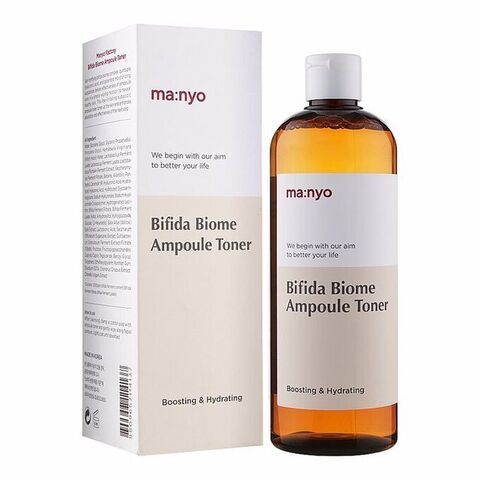 Manyo Bifida Biome Ampoule Toner ампульный укрепляющий тонер с бифидобактериями (300 мл.)