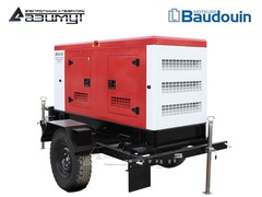 Дизельный генератор Азимут ЭД-40-Т400-2РКМ9 Baudouin на шасси в кожухе с автозапуском