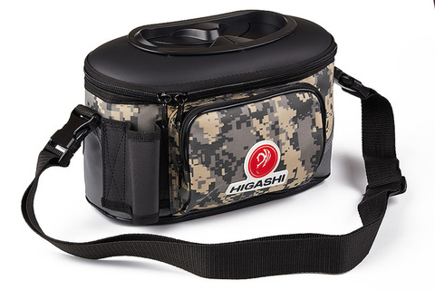 Кан рыболовный HIGASHI Live bait box 7.5L Digital Camo