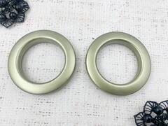 Люверсы матовые для штор, Ø 4,3 см, бледно-оливковый