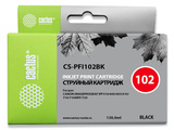 Картридж струйный Cactus CS-PFI102BK PFI-102BK черный (130мл) для Canon iPF500, iPF600, iPF700, MFP M40, iPF765, LP17, LP24