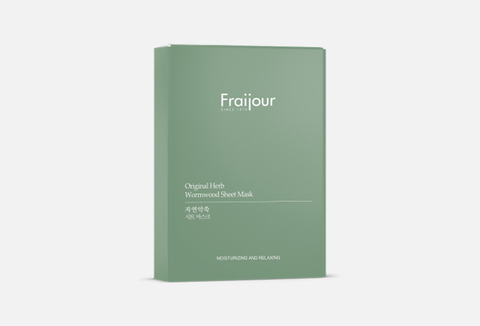 Fraijour Тканевая маска для лица РАСТИТЕЛЬНЫЕ ЭКСТРАКТЫ Original Herb Wormwood Sheet Mask (23 мл)
