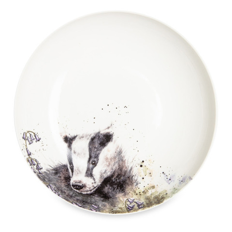 Тарелка для пасты 22см Royal Worcester Забавная фауна Барсук
