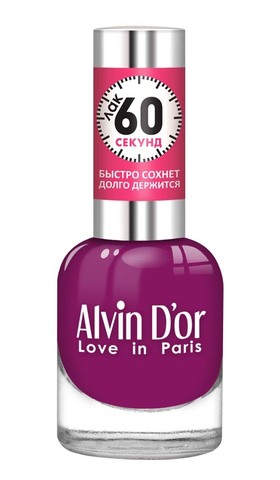 Alvin D`or Лак для ногтей 60 Секунд   тон 5537  15мл