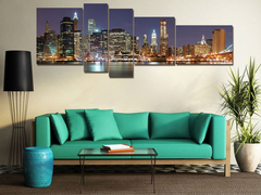 Модульная картина "Панорама города"