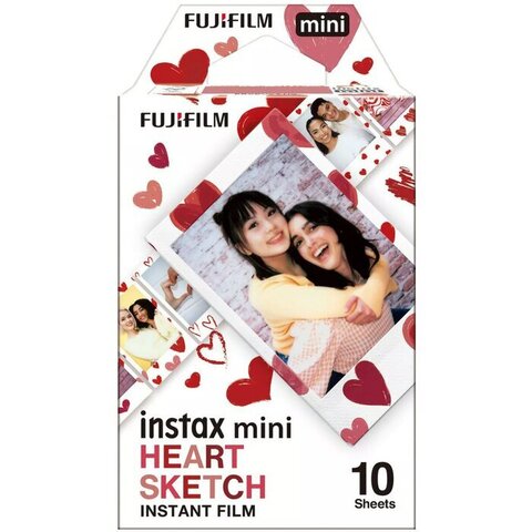 Lent / Плёнка INSTAX MINI HEART SKETCH WW 1