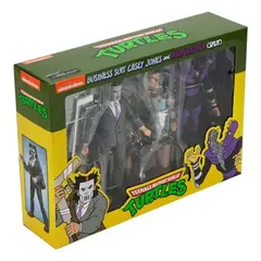 Фигурка NECA Teenage Mutant Ninja Turtles: Business Suit Casey Jones vs Foot Soldier (Split) (2 Pack) (Бамп)