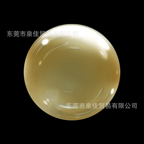 К Deco Bubble (Бабл), 22''/40 см, Кристалл, Желтый, 1 шт.