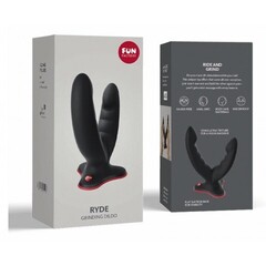 Двойной фаллоимитатор Ryde Fun Factory (черный)