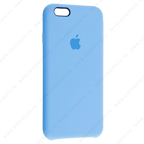 Накладка Silicone Case для Apple iPhone 6s/ 6 голубой