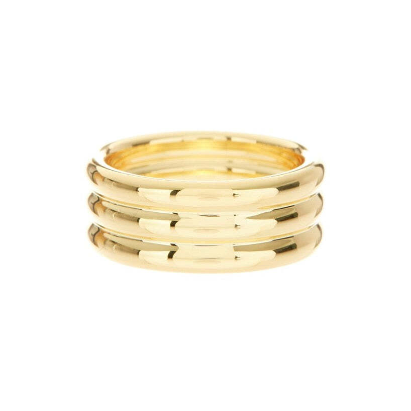 Ridged Band Ring - Gold