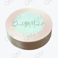 Лента атласная 2,5 см 25 ярдов (розовая) №68