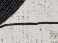 Шнур полипропиленовый вязаный 5 мм, чёрный