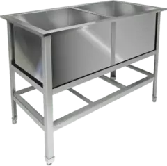 Ванна моечная сварная KAYMAN ВМ-312/430