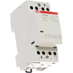 Контактор ABB ESB25-40N-06 модульный (25А АС-1 4НО) катушка 230В AC/DC 1SAE231111R0640