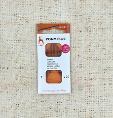 Иглы ручные для шитья "PONY" 01837 №7, 20 игл