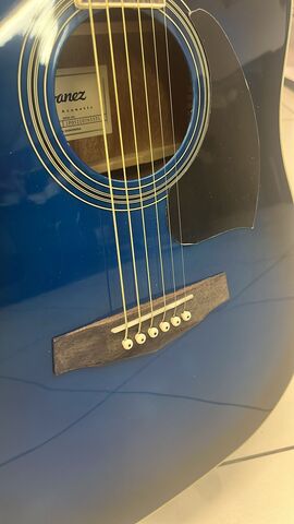 IBANEZ PF15ECE-TBS электроакустическая гитара, цвет синий