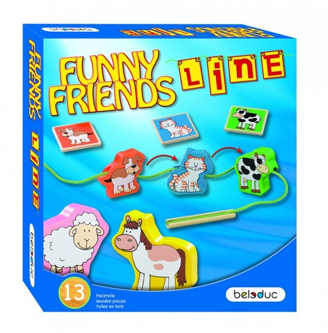 Развивающая игра "Веселые друзья" ((Цвет: нет, Разм.:210 x 200 x 50 mm))