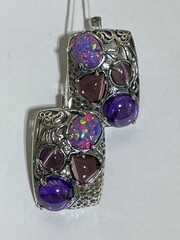 Индира (серьги из серебра)