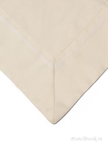 Постельное белье семейное Roberto Cavalli Logo бежевое