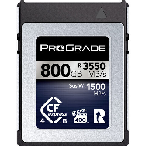 Карта памяти ProGrade Cfexpress B 4.0 800GB Iridium 3650/3000/1500 MB/s