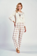 Пижама женская со штанами TARO 3225 NATALIE_Светло-бежевый