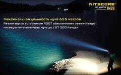 Фонарь Nitecore TM28 6000 lm