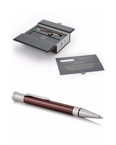 Parker Duofold Prestige, K307 Burgundy Chevron CT (1945419)