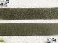 Велкро/липучка комплект, ш. 5 см, хаки