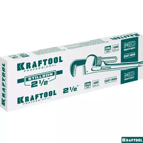 KRAFTOOL STILLSON, 2.5?, 450 мм, Трубный разводной ключ (2727-45)