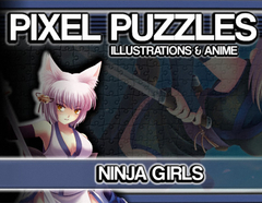 Pixel Puzzles Illustrations & Anime - Jigsaw Pack: Ninja Girls (для ПК, цифровой код доступа)