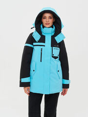 Женская горнолыжная куртка BATEBEILE голубого цвета