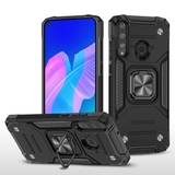 Противоударный чехол Strong Armour Case с кольцом для Huawei Y7p 2020 / P40 Lite E (Черный)