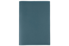 Блокнот DAILY NEW в обложке из натуральной кожи цвета океана