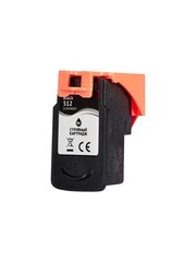 Струйный картридж Sakura 2969B007 (512 Black) для Canon PIXMA MP230, MP240, MP250, MP252, MP260, MP270, MP272, MP280, MP282, MP480, MP490, MP492, MP495, MP499, MX320, MX330, MX340, MX350, MX360, MX410, MX420, IP2700, IP2702, пигментный тип чернил, че