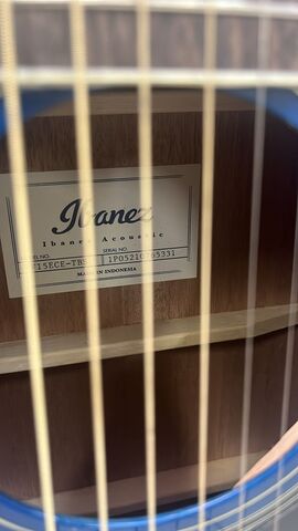 IBANEZ PF15ECE-TBS электроакустическая гитара, цвет синий