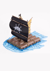 One Piece Grand Ship: Marshall D. Teach's Pirate Ship (сборная модель)