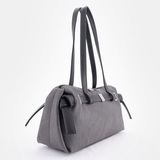 Сумка Саломея 2032 македония серый + черный