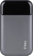 Внешний аккумулятор TTEC ReCharger Pro LCD 10.000mAh PD 30W Powerbank, серый космос