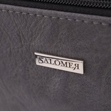 Сумка Саломея 130 македония серый + черный